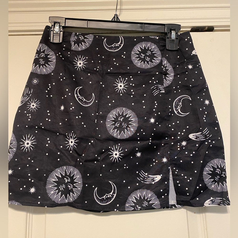 Celestial mini skirt